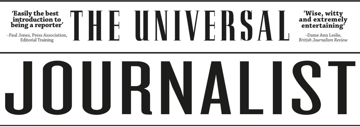 The Universal Journalist Cover logo